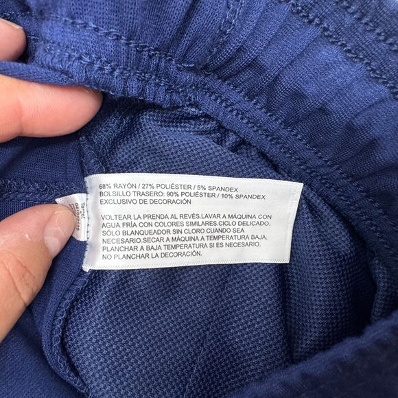 Prince Pickleball Mens Navy Jogger‎ Pants Size Medium Zipper Cuffs Pockets - Picture 8 of 15